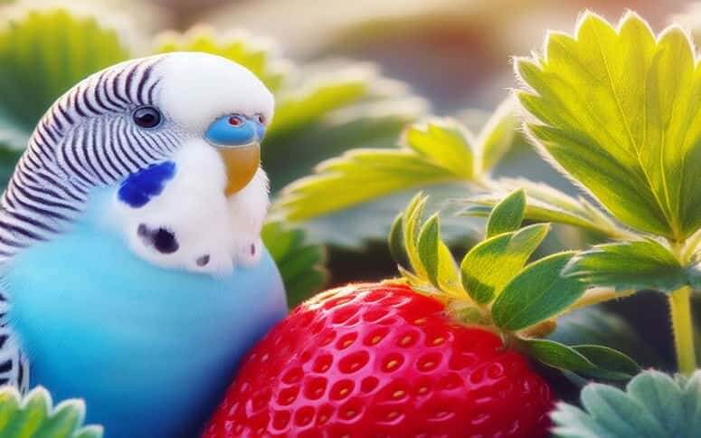 Can Budgies Eat Strawberry Safely? (yes, My Budgie's Eat)